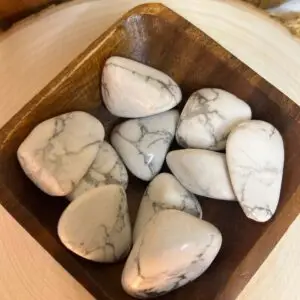 Howlite, white