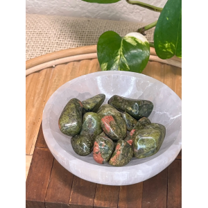 Unakite, polished